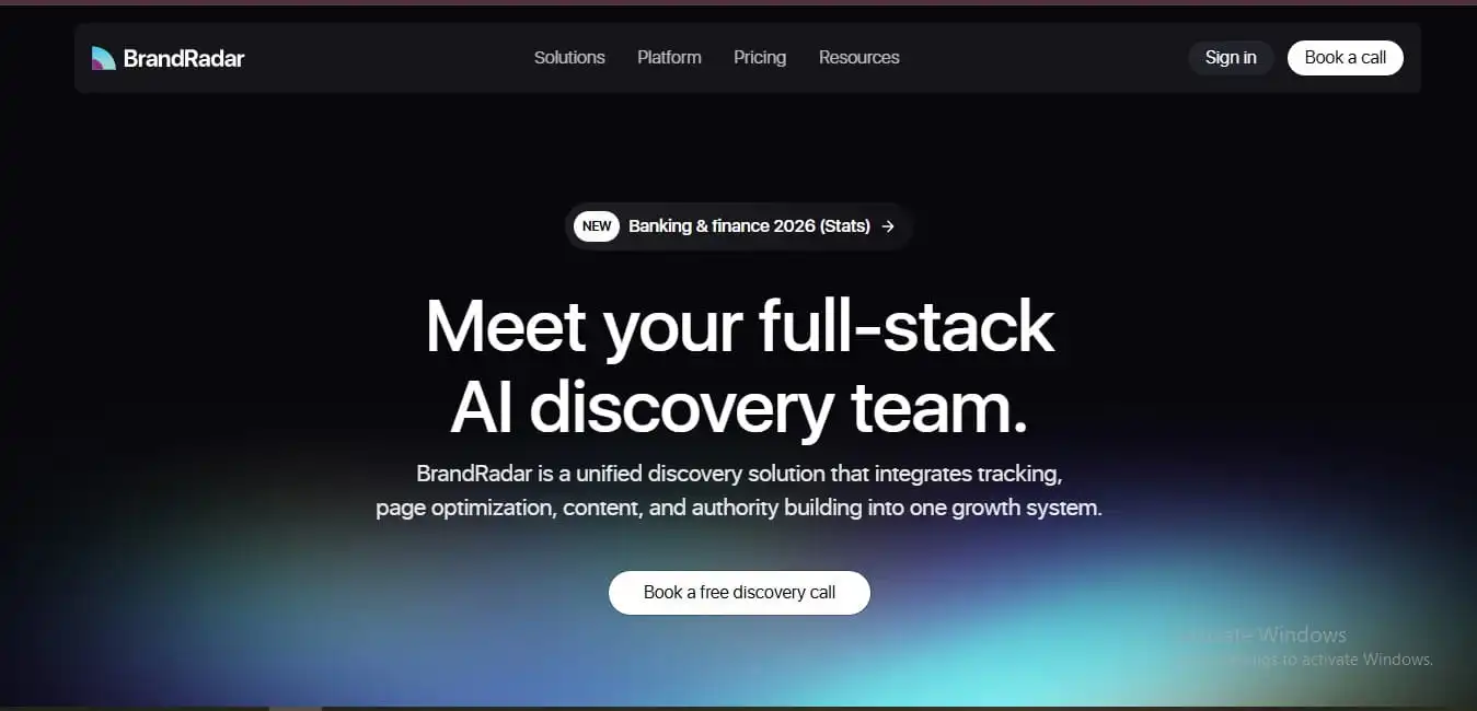 Brand Radar portfolio project preview