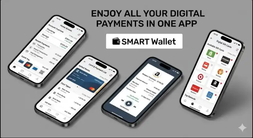 Smart Wallet portfolio project preview